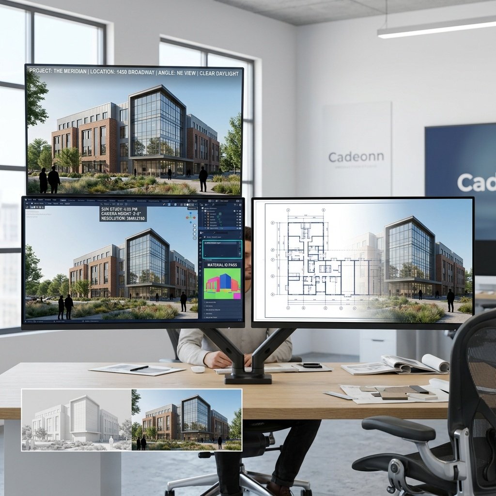 Modern residential architecture with clean facade lines and large glazing$
